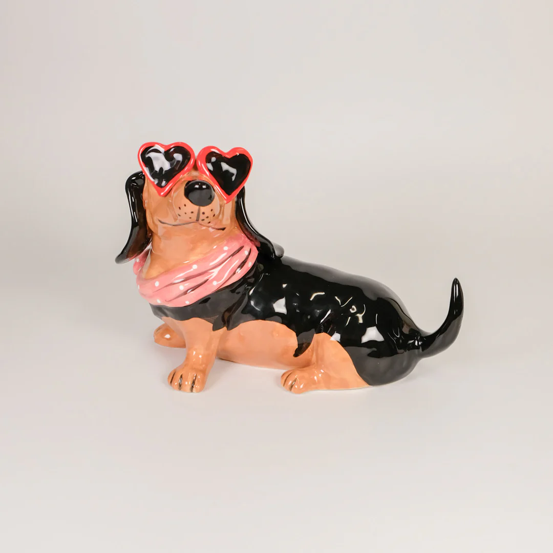 Hal Dachshund Val Dog Figurine