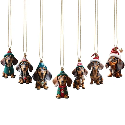 3.1'' Acrylic Animals Hanging Figurine Ornament