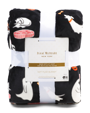 Black Ghost Dogs Blanket