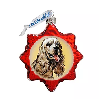 Designocracy Labradoodle Mercury Glass Ornament by G. DeBrekht Pets Dog and Cats Decor