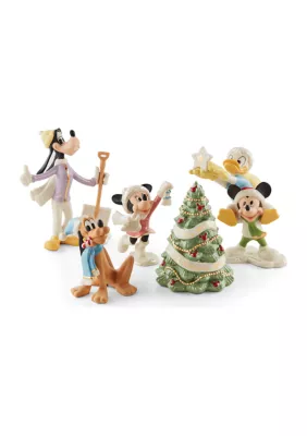 Disney Winter Fun 5-Piece Figurine Set