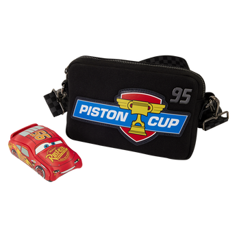 Cars 20th Anniversary Piston Cup Sling Crossbody Bag with Coin Bag