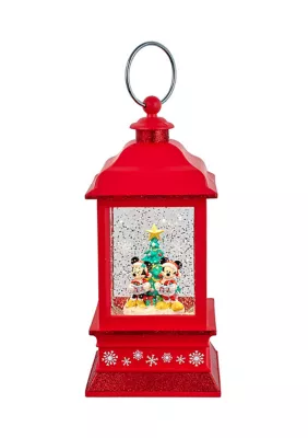 9-Inch Battery-Operated Disney© Mickey and Minnie Spinning Musical Light-Up Lantern